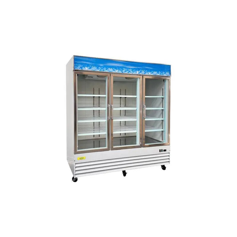 Congelatore 3-Glass, 79. 5 in., 52 cu. ft, ED1. 9S, Bianco, Appliance di stoccaggio congelato, 79.5 in