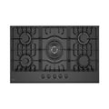 Gas piano cottura, 30 in., Superficie di cottura del controsoffitto Sealed-Burner, Nero