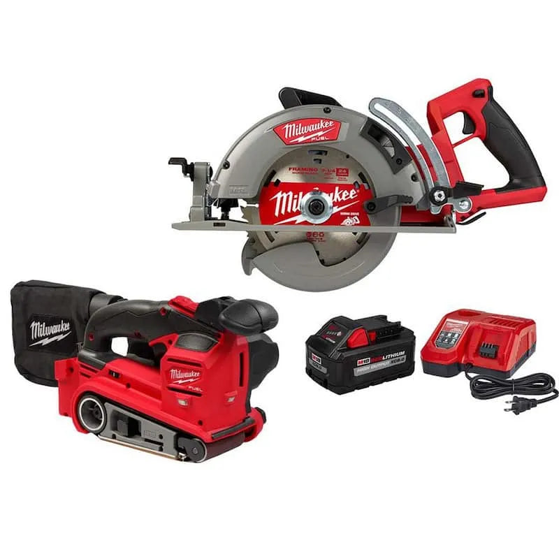 Kit di avviamento Milwaukee 8. 0ah, Design senza cordone, 18V, 7-1/4 in., M18, 8.0ah