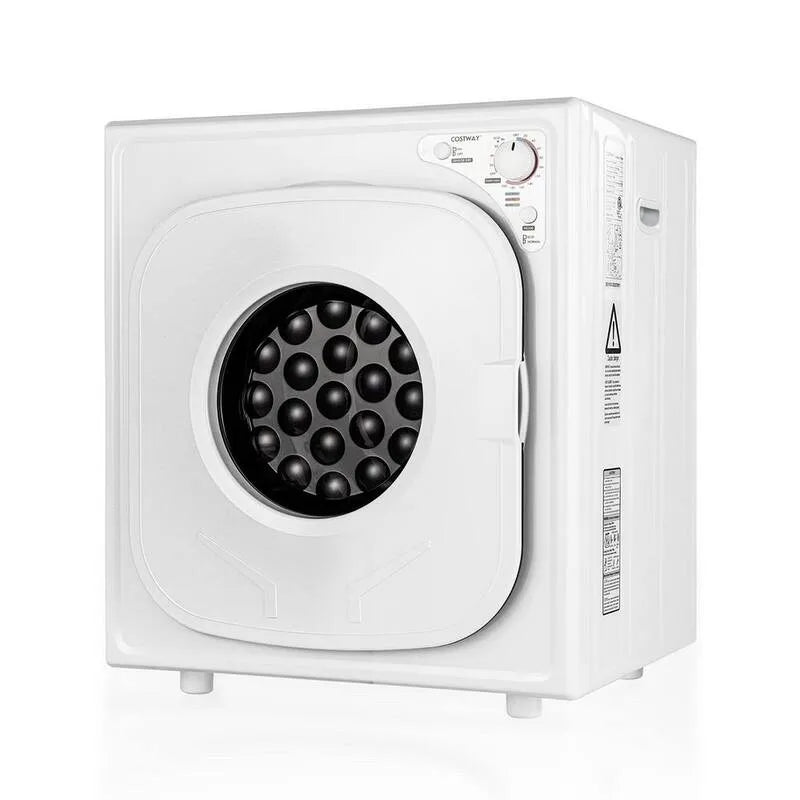 Asciugatrice compatta di lavaggio di asciugatrice elettrica, 0. 21 cu. ft, 1500 W, acciaio inossidabile, design compatto portatile, 0.21 cu.ft, 13.2 lbs