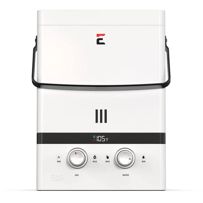 GPM 37000, 1. 5 GPM, 37000 BTU, Design compatto portatile, Luxe 1. 5 BTU da esterno Portable Gas Tankless scaldacqua con display a LED
