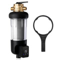 100-Micron, 3/4 in., 4 in., NSF-Certified, Jumbo Auto-Flush Spin Down Sediment filtro acqua con Bypass