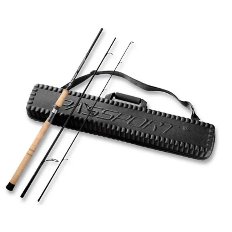 8 lbs., 14 lbs. 7 ft. Passaporto di viaggio Spinning Rod, Include il caso, 7 ft