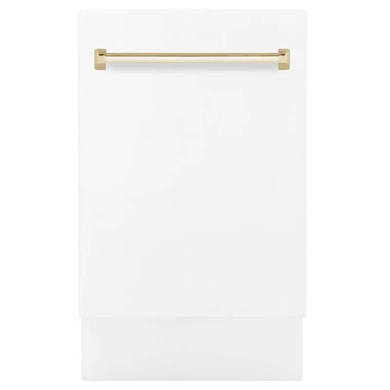 Lavastoviglie 8-Cycle, 18 in., Autografo, Bianco, Oro