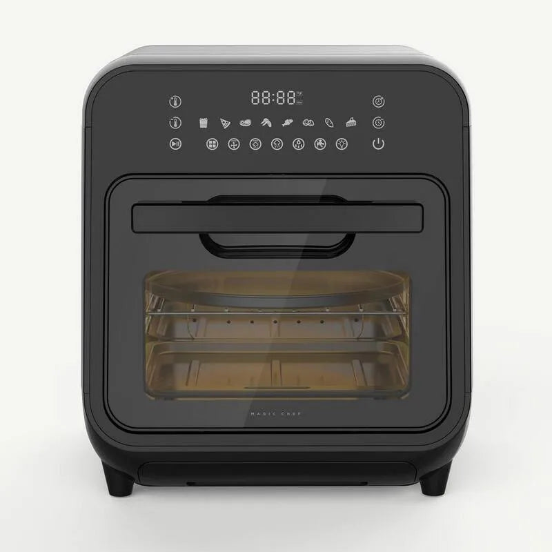 Magic Chef 3-in-1 Air Fryer, 15. 9 qt, in Nero, Calda-Air da banco apparecchio di cottura, 15.9 qt