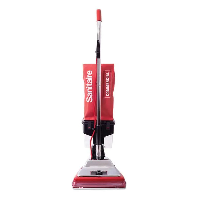 Aspirapolvere, 12 in., Rosso/acciaio, Tradizione, 7 Amp, 12 in. Percorso, Retto