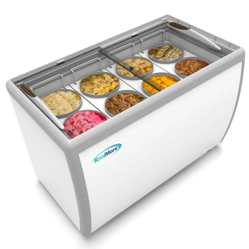 Congelatore, 50 in., Appliance congelata per lo stoccaggio di cibo, Acciaio inossidabile, Congelatori commerciali