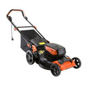 3-In-1 con stoccaggio verticale, cordicella, 18 pollici. 15 Amp elettrico 3 in-1 piedi-dietro tosaerba
