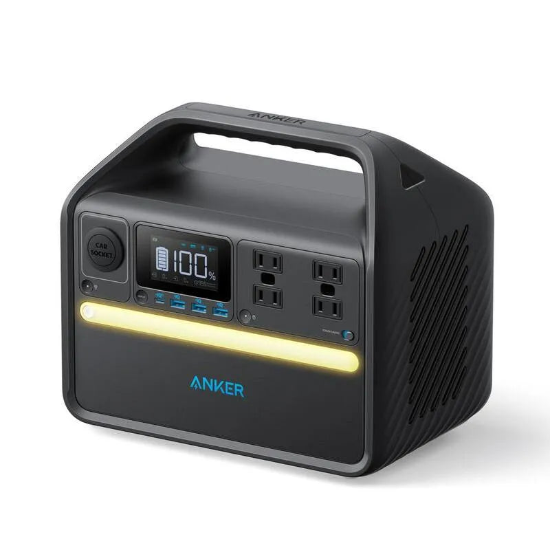 Generatore, 500W, 750W, da esterno Camping, 500W Output/750W Peak SOLIX 536 Push Button Start LFP Generatore di batteria per il backup casa