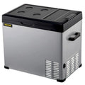 Frigorifero 12-Volt, 1. 4 cu. ft, Design portatile compatto, esterno, acciaio, argento, 1.4 cu. ft