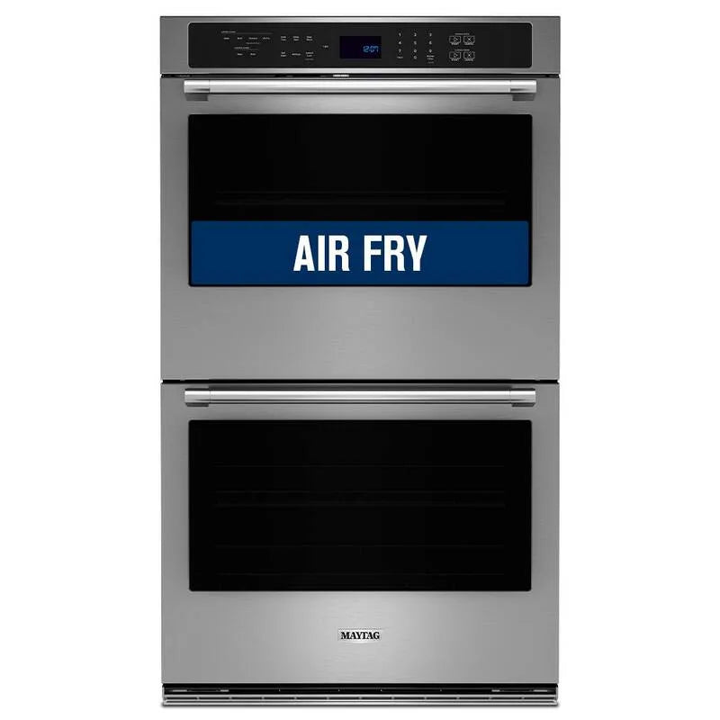 Maytag doppio forno elettrico da parete, 30 in., acciaio inossidabile, auto-pulizia, cucina di convezione
