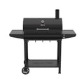 Grill a carbone, Grill a carbone in nero con Cestino e ganci di stoccaggio anteriore