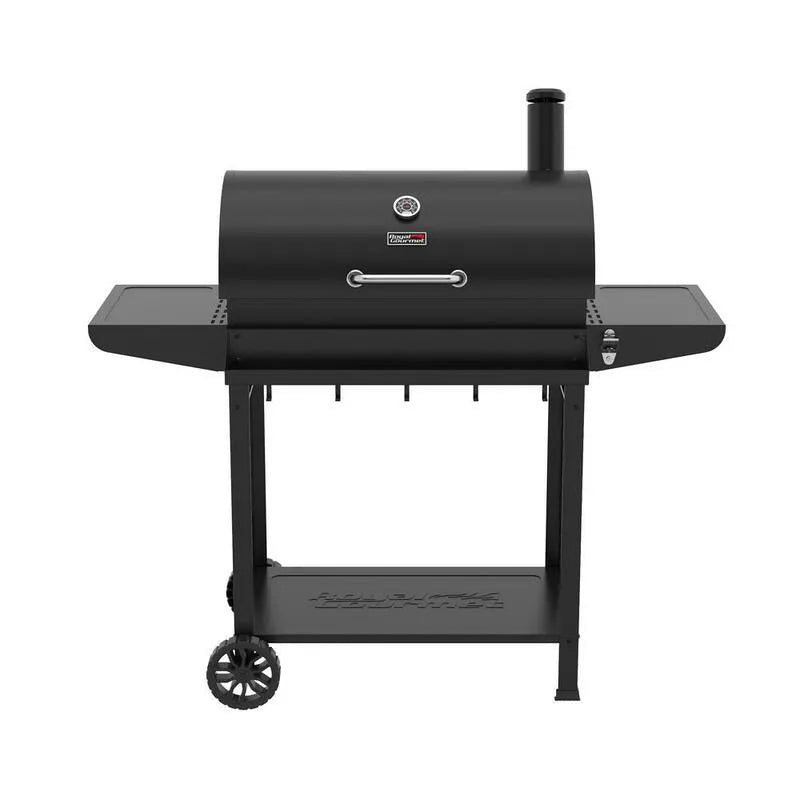 Grill a carbone, Grill a carbone in nero con Cestino e ganci di stoccaggio anteriore