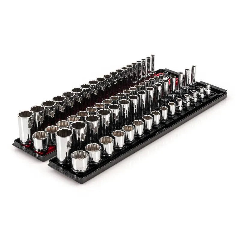 Set di prese a punto 12-Point, 3/8 in., 4 in., 1 in., 68 pezzi, 6 mm, 24 mm