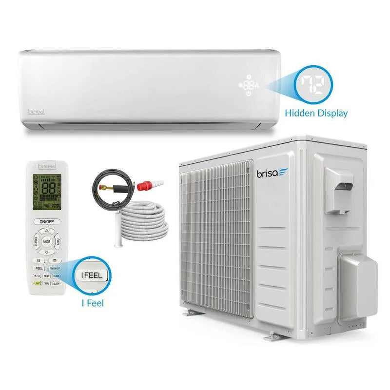 sistema mini-split 230Volt, 2 Ton, 000 BTU, Funzione di calore, Brisa 24, 208