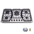 Acciaio in argento con dispositivo di sicurezza 5-Burner, acciaio inossidabile, 30 in.