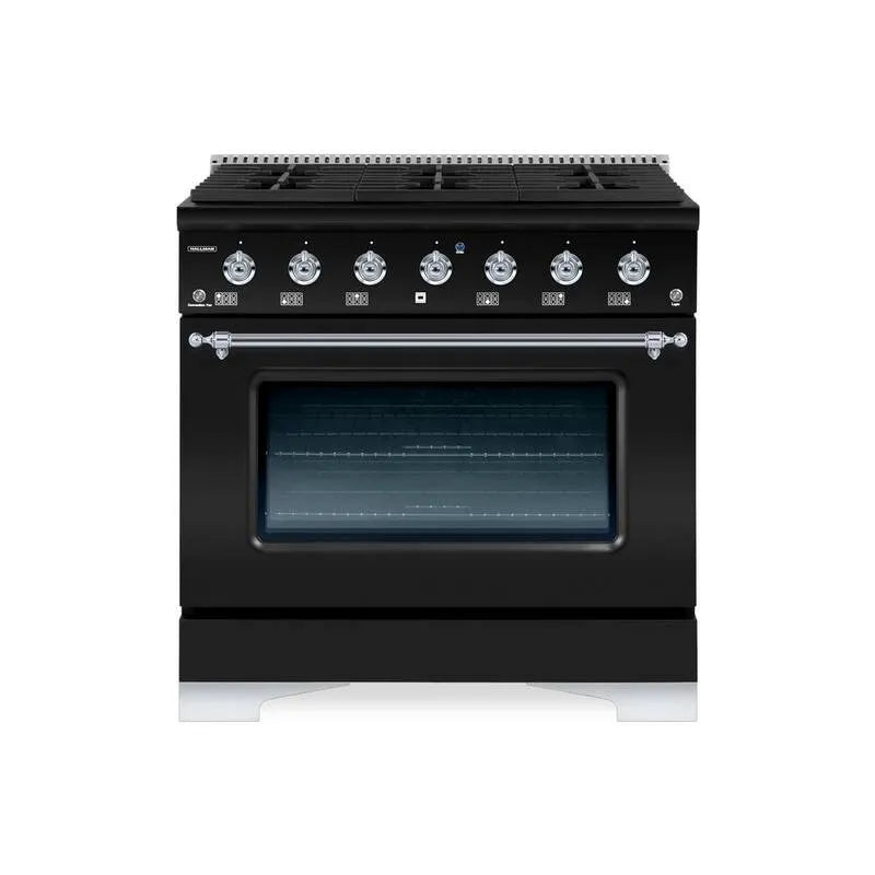 Gamma di gas 6 bruciatore Freestanding singolo forno 36-IN, famiglia grigia, CLASSICO