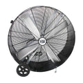 Ventilatore del tamburo dell'azionamento della cinghia di 2-velocità, di Dent-Resistant in nero, 48 in., portatile, compatto di progettazione portatile