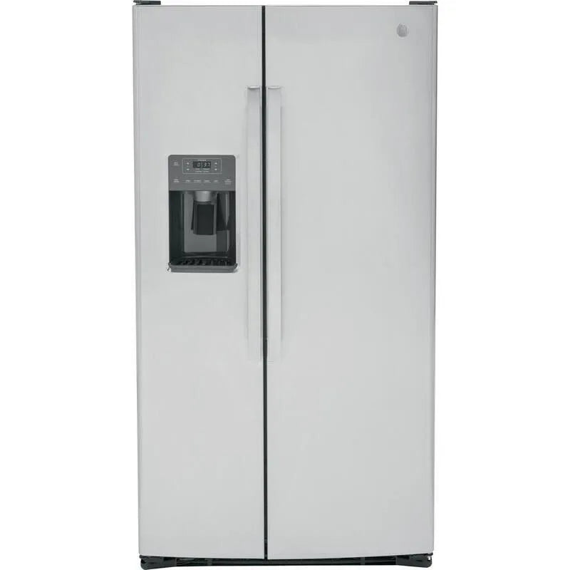 Rator GE Refri, 25. 3 cu. ft, Acciaio inossidabile, ENERGY STAR Certificata, Profondità standard, 25.3 cu. ft