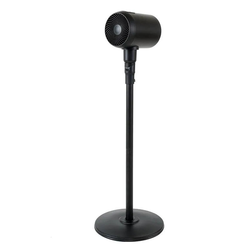 6-ventilatore, telecomando, 7 in., basso rumore, oscillante, 7 in. Velocità in piedi ventilatore a pedale in nero con