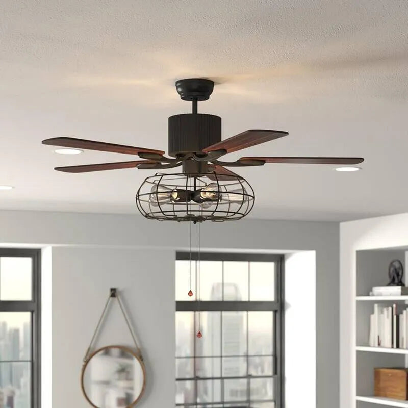 Ventilatore da soffitto, telecomando, 42 pollici, nero, a distanza