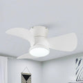 Ventilatore da soffitto, 31 pollici, motore e remoto DC, montaggio a flusso, interno, bianco