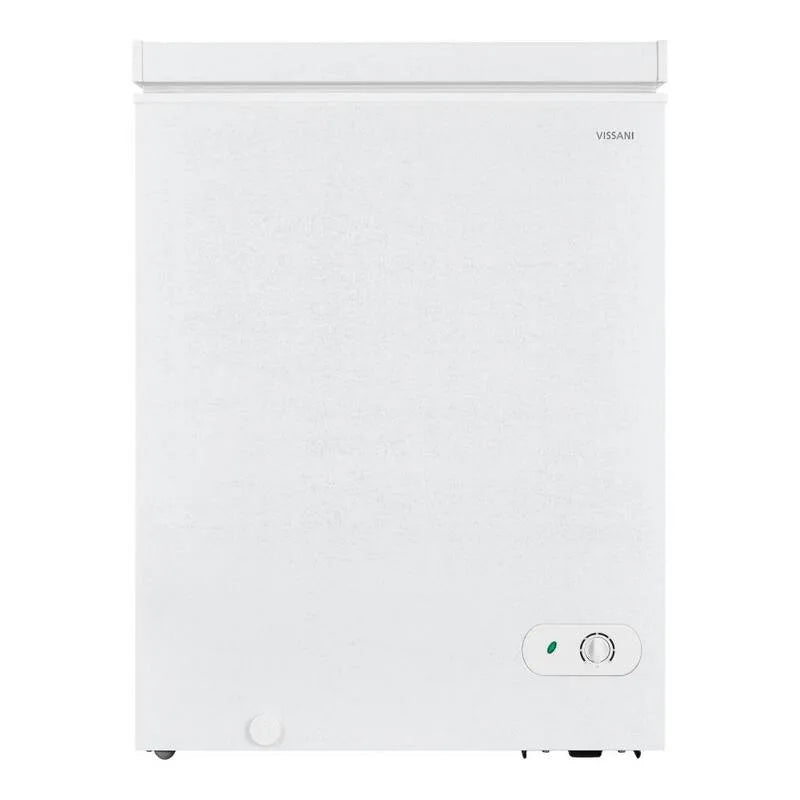 Congelatore, 5. 0 cu. ft, Difensore manuale, Albero, con luce LED, Bianco, 5.0 cu. ft
