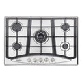 Gamma di gas Include regolatore di pressione del gas 5-Burners, acciaio inossidabile, 30 in., GPL/NG doppio carburante, 30 in., 30 in.