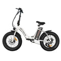 36V/13Ah, 500W, 20 in. pieghevole bici elettrica Eike Motore 500W con spiaggia di Li-batteria Bicicletta neve in bianco, 20 in.