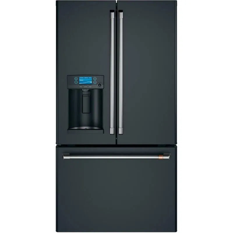 Cafe Frigorifero, 27. 8 cu. ft, ENERGY STAR Certificata, impronte digitali Resistant ENERGY STAR, Matte nero, 27.8 cu. ft