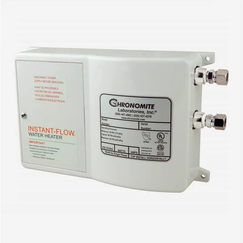 Scaldacqua, 208, 20 Amp, 208-Volt, 4160-Watt, flusso SR-Low istantaneo 0. 35 GPM Punto di utilizzo riscaldatore elettrico senza serbatoi, 0. 35 GPM