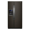 Whirlpool Frigorifero con idromassaggio, 20, 6 piedi, contropiede profondità, nero, 20.6 cu. ft