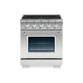 Gamma di gas BOLD 30, 4. 2 Cu. Ft, 4 bruciatore, acciaio inossidabile, 4.2 Cu. Ft