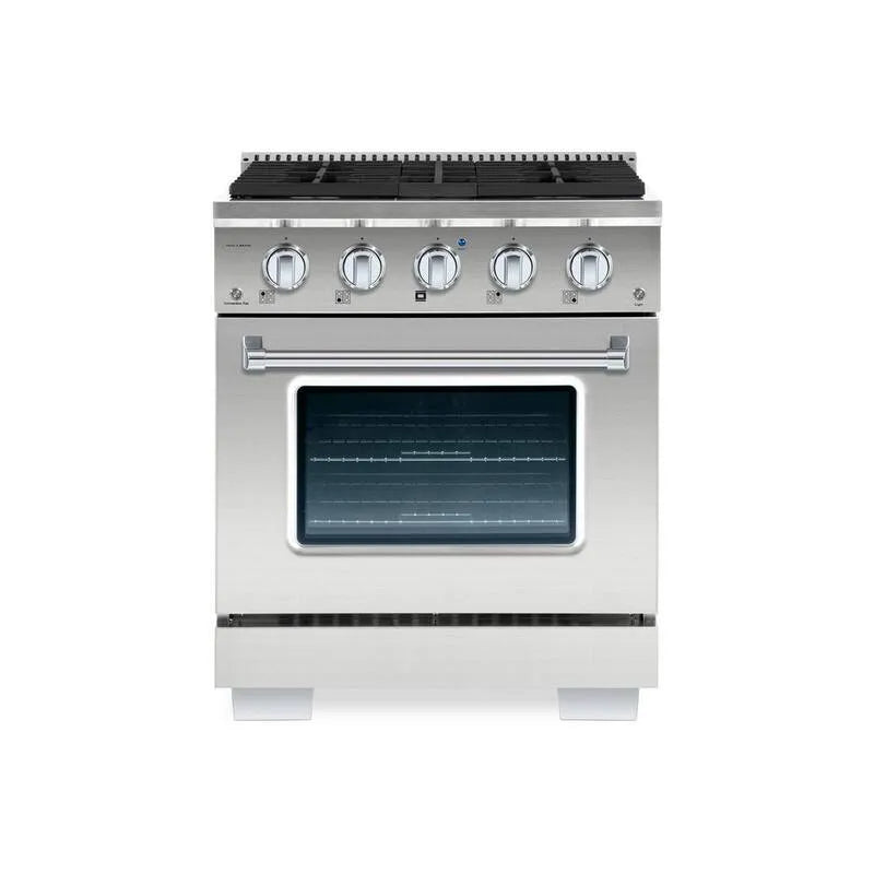 Gamma di gas BOLD 30, 4. 2 Cu. Ft, 4 bruciatore, acciaio inossidabile, 4.2 Cu. Ft