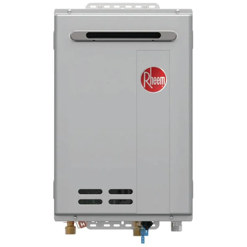 Scaldacqua, Rheem Riemi, Gas naturale, Performance Plus 9. 5 GPM Smart non condensante per gas naturale senza serbatoi, 9. 5 GPM
