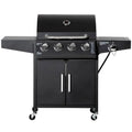Griglia di gas di Propane liquido del bruciatore, 1 bruciatore, nero