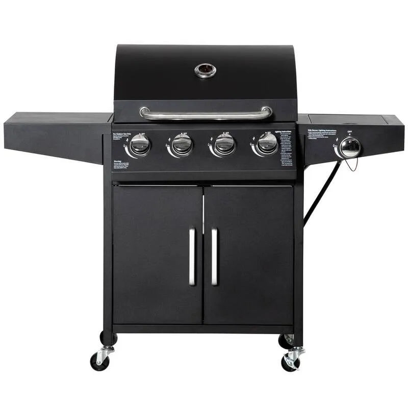 Griglia di gas di Propane liquido del bruciatore, 1 bruciatore, nero