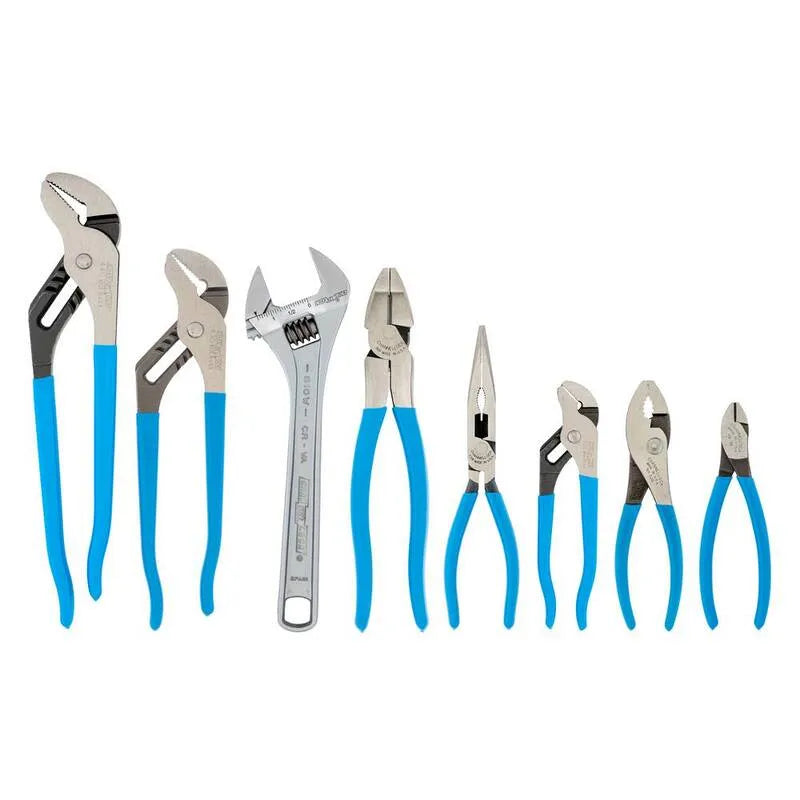 8 pezzi Set di pinze/rughe, 8 pezzi, Kit utensili per mani professionali