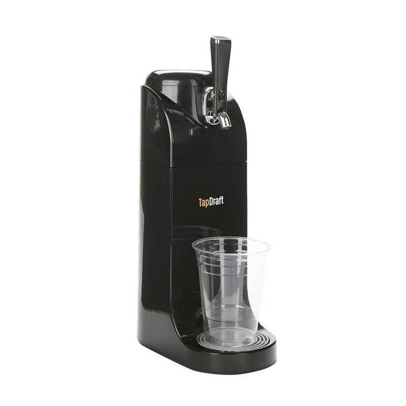 Dispenser del nastro della birra, progettazione senza cordone, acciaio inossidabile, progettazione compatta portatile, 40 oz, Keg portatile, sistema a batteria alimentato, nero