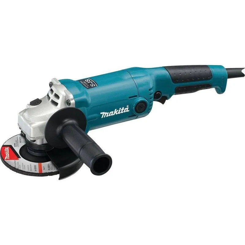 Makita, 10, 5 Amp 5 in., SJS Angle Grinder con blocco-Off, 5 in., 10.5 Amp