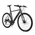 x27 700c, 28 in. Road Bike con 14-velocità Shimano Dischi Freni e telaio in alluminio per uomini e donne's in nero, 14-velocità, alluminio, 28 in.