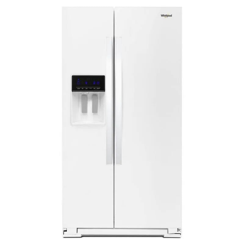 Whirlpool, 28 cu. ft. lato frigorifero laterale in bianco