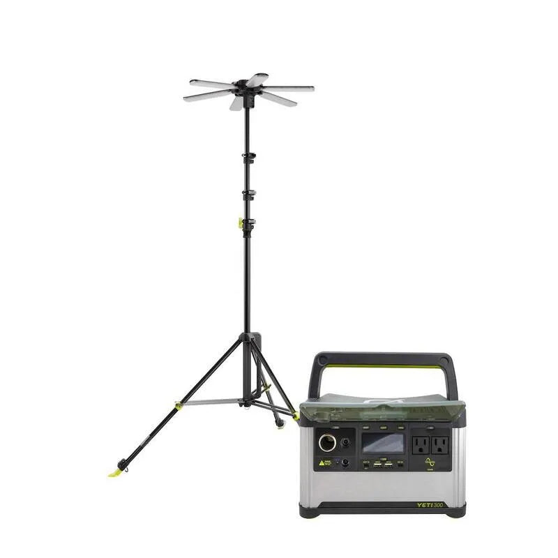 Luce LED di area portatile di YETI 300-Watt, 12 ft, progettazione portatile compatta, stazione di potenza portatile 300-Watt con lucerna