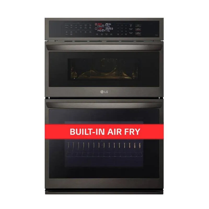 LG Smart Combi forno da incasso, Acciaio inossidabile, Convezione Cooking, 6. 4 cu. ft, Nero, 6.4 cu. ft
