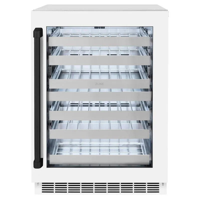44 bottiglie 44-bottiglia, touch Controls, doppia-basket cottura, 24 in., bianco, nero opaco