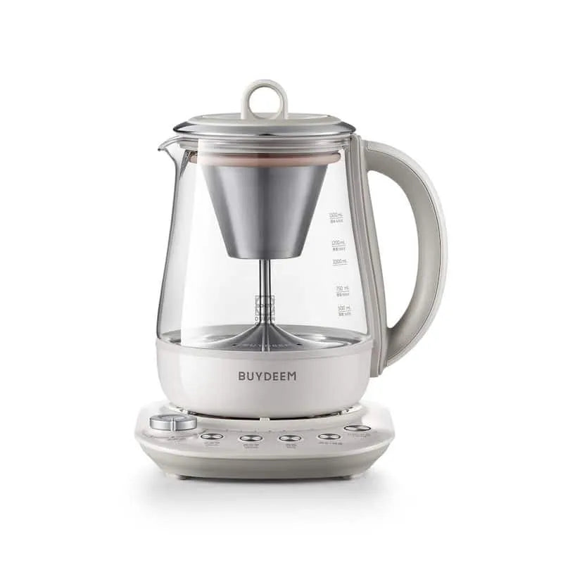 4-Temperature Bollitore elettrico 4-Temperatura, 3 Coppa, 1, 5 L, 8-Hours mantenere caldo, bianco Bollitore elettrico con impostazioni a 4 tempi, 1.5 L