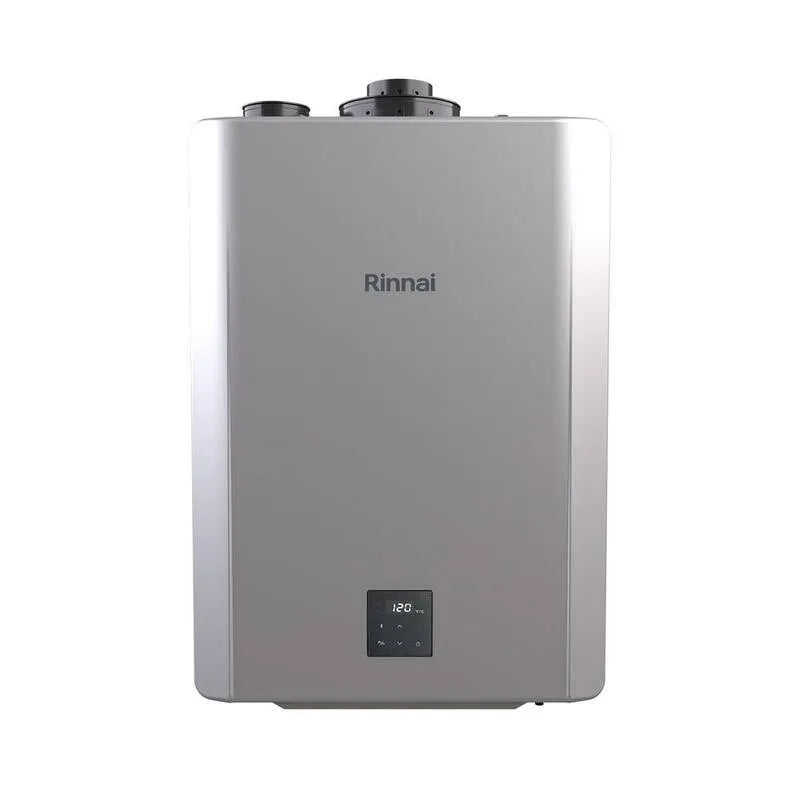 Scaldacqua, Pompa di circolazione Rinnai, 11 GPM, 199000 BTU, Propano liquido, Gas naturale, 000 BTU Gas naturale / Propane Riscaldatore acqua senza serbatoio con pompa di ricircolo, 199,000 BTU