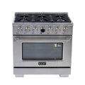 Smart Thermostat 6-Burners, 36 in., 5. 2 cu. ft, Acciaio inossidabile, Propane liquido, 5.2 cu. ft