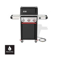 Weber EP-325 Burner barbecue a gas naturale, 3-Burner, Nero, Griglie di gas naturali