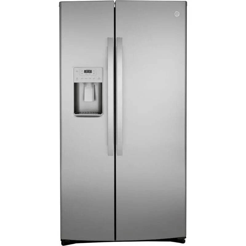 GE Frigorifero, Acciaio inossidabile, 25. 1 cu. ft, 25.1 cu. ft